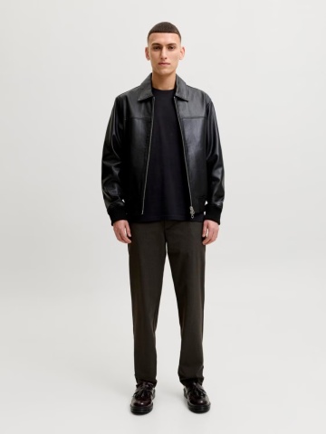 Jack & Jones Tricou basic barbati, Noos, Regular fit, Negru - Img 6