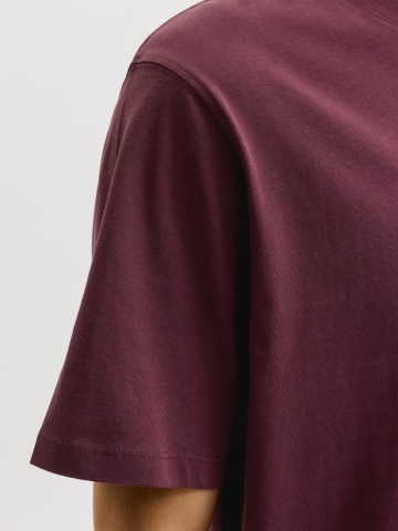 Jack & Jones Tricou basic barbati, Noos, Regular fit, Visiniu - Img 5