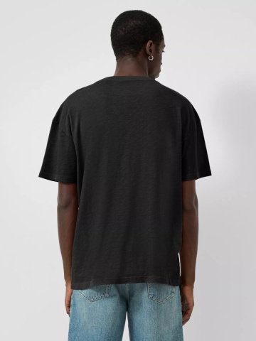 Q/S by s.Oliver Tricou la baza gatului barbati, din jerseu, Relaxed fit, Negru - Img 2