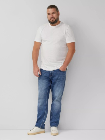 s.Oliver Big Sizes Blugi barbati big size Casby, cu talie medie, Relaxed Fit, Straight Leg, Albastru - Img 5