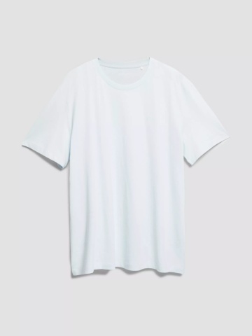 s.Oliver Big Sizes Tricou barbati big sizes cu decolteu la baza gatului, din bumbac, Albastru deschis - Img 7