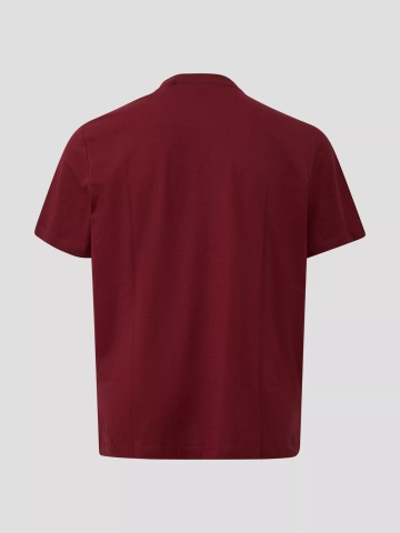 s.Oliver Big Sizes Tricou barbati big sizes, la baza gatului, din jerseu de bumbac, Rosu - Img 2
