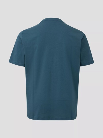 s.Oliver Big Sizes Tricou barbati big sizes, la baza gatului, din jerseu de bumbac, Albastru - Img 2