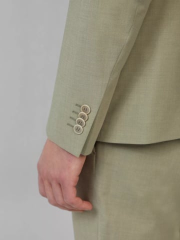 s.Oliver BLACK LABEL Sacou elegant barbati, Slim fit, Verde masliniu - Img 4