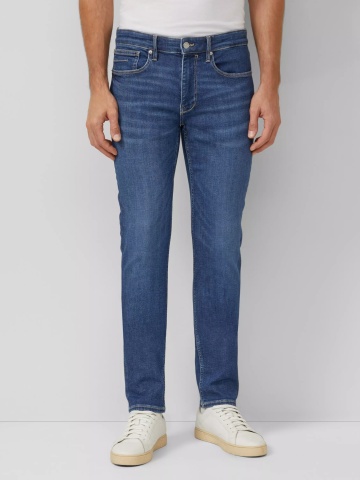 s.Oliver Blugi barbati Nelio, cu talie medie si croiala Slim fit, Albastru inchis