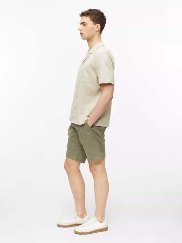 s.Oliver Pantaloni scurti barbati cu talie medie, Regular fit, Phoenix, Olive - Img 5