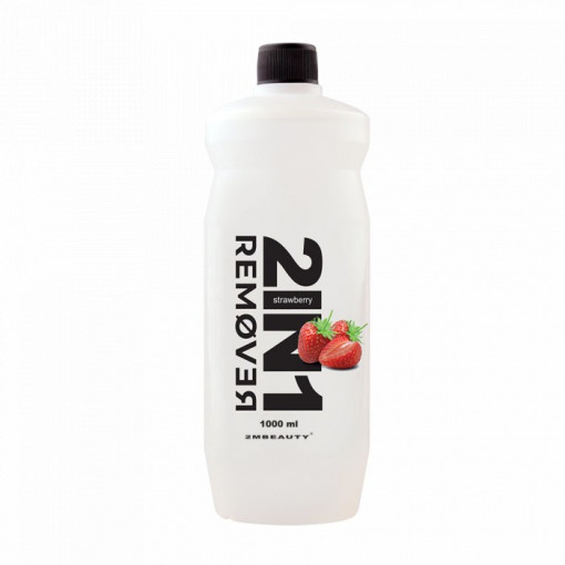 Dizolvant cu acetona 2M 2 in 1 Strawberry - 1000 ml