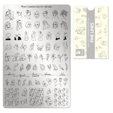Matrita pentru stampila nr 102 - Fine Lines