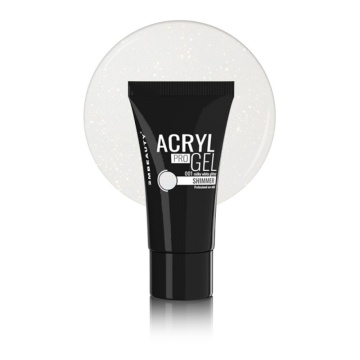 Acryl Pro Gel 2M Hema Free Shimmer Milky White Nr. 01