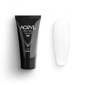 Acryl Pro Gel 2M Velvet Hema Free - White