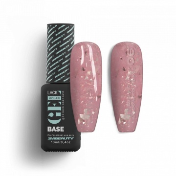 Oja Semi GELlack 2M Hema Free Milky Rubber Base with Flakes Nr. 06