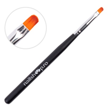 Pensula gel Nailshop - oval nr. 4