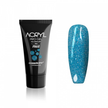 Acryl Pro Gel 2M Hema Free Micro Reflective Glitter Blue
