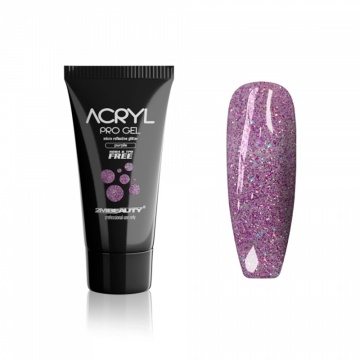 Acryl Pro Gel 2M Hema Free Micro Reflective Glitter Purple