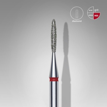 Capat freza diamant Staleks Expert flacara fina 1.4 mm - 448