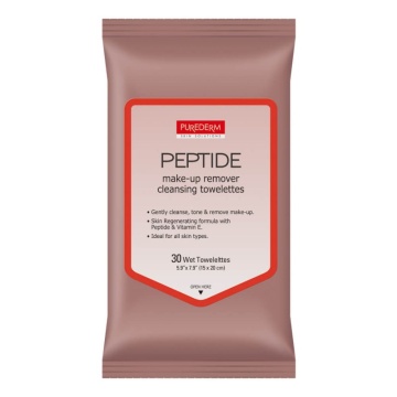 Servetele demachiante cu Peptide 30buc - Purederm