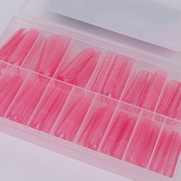 Tips Pro French Natural Slim Dual Forms - set 150 buc. - Img 2