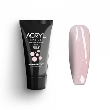 Acryl Pro Gel 2M Hema Free Shimmer Darken Light Rose Glitter