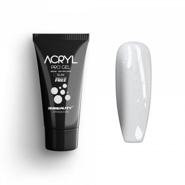 Acryl Pro Gel 2M Hema Free Shimmer Snow White Glitter