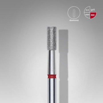 Capat freza diamant Staleks Expert cilindric fina 2.5 mm - 415