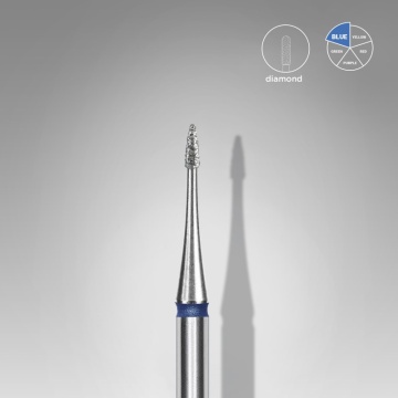 Capat freza diamant Staleks Expert flacara medie 1 mm - 455