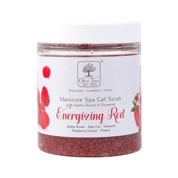 Manicure Spa Gel Scrub Energizing Red - 400gr