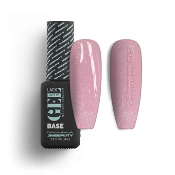 Oja Semi GELlack 2M Hema Free Glimmering Rubber Base Nr. 02