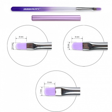 Set 3 pensule gel 2M Oval - Purple - Img 2