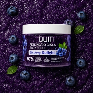 Blueberry Delight QUIN Fruit Line Body Scrub 350 ml - Img 4