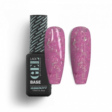 Oja Semi GELlack 2M Hema Free Milky Rubber Base with Flakes Nr. 07