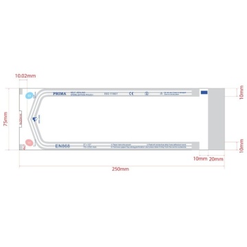 Pungi sterilizare autosigilante 75x250mm (55x200mm) - 100 buc - Img 2