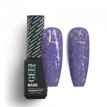 Oja Semi GELlack 2M Hema Free Milky Rubber Base with Flakes Nr. 10