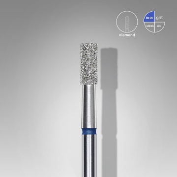 Capat freza diamant Staleks Expert cilindric medie 2.5 mm - 414