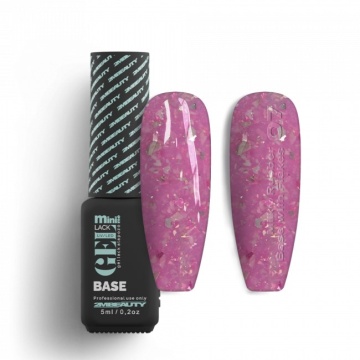 Oja Semi GELlack 2M Hema Free Milky Rubber Base with Flakes Nr. 07