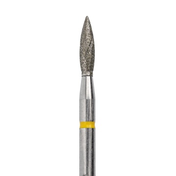 Capat freza diamant - flacara extra fina cu canale de racire 2.3 mm - #139