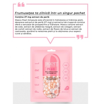 Mască Pearl Real Ampoule 27ml - Jigott - Img 2