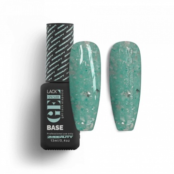 Oja Semi GELlack 2M Hema Free Milky Rubber Base with Flakes Nr. 08