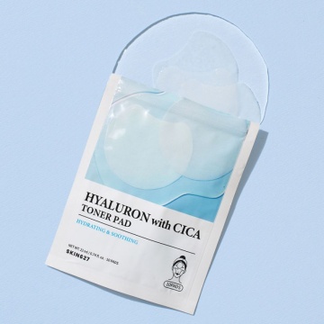Pad-uri tonifiante acid hialuronic și Cica - Skin627 - Img 3