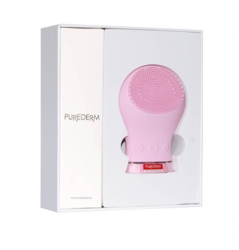 Perie de curățare a feței cu acumulator Pink - Purederm