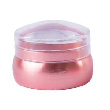Stampila si raclete pentru unghii 2M Flat - Rose Gold - Img 2