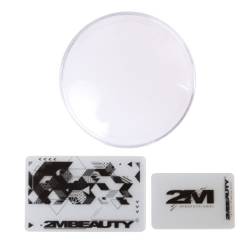 Stampila si raclete pentru unghii 2M Double Flat - Crystal - Img 2
