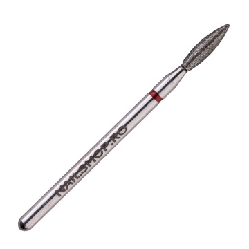 Capat freza diamant - flacara fina 2.5 mm - #129