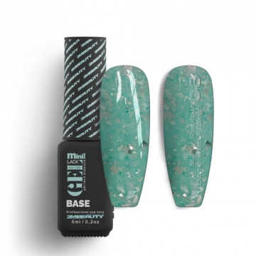 Oja Semi GELlack 2M Hema Free Milky Rubber Base with Flakes Nr. 08