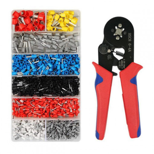 Set cleste sertizare HSC8 + 1200 buc. terminale / ferule
