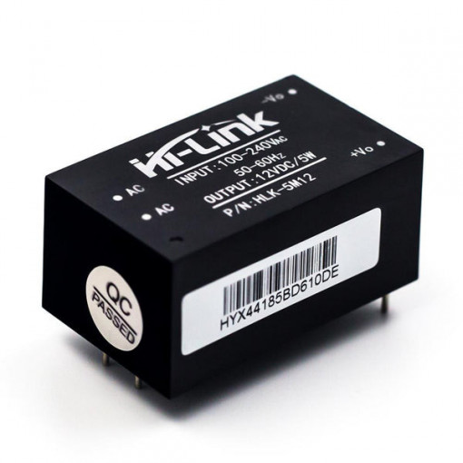 Sursă de Tensiune HLK-5M12 220VAC - 12VDC 5W