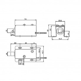 Yala electromagnetica 24V DC