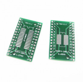 PCB adaptor SSOP28 SOP28 - DIP28