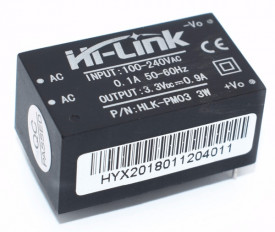 Sursă de Tensiune HLK-PM03 220VAC - 3.3VDC 3W