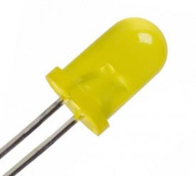 LED galben 5mm