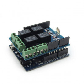 Shield pentru Arduino cu 4 Relee